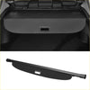 Black fabric trunk liner with textured surface and handle for rear retractable cargo cover toyota 4runner 2025 gloss black