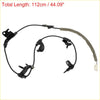 Rear right abs wheel speed sensor for toyota rav4 with black brake pedal sensor assembly and flexible cable connectors