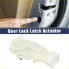 Rear right door lock latch actuator for toyota echo 2000-2005 off-white plastic molded design with integrated connector visible