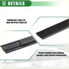 Black rubber rear right door window belt weatherstrip for toyota tacoma 2-door cars reduces window shake and noise