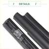 Rear right weatherstrip window seal for toyota sequoia 2008-2022 black rubber windshield wiper blade with metallic connector