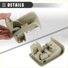 Beige plastic rear seat lock control lever for toyota 4runner 2009-2019 with molded contours and mounting points