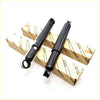 Rear black toyota shock absorbers with chrome accents and branded packaging for hilux 1997-2005