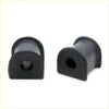 Black rubber rear stabilizer bar bushings with cylindrical shape and central hole for toyota hilux 1972-1978 x2