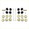 Rear stabilizer link kit with black rubber bushings and brass metal washers and bolts for toyota hilux 1983-1997