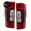 Rear tail brake lights for ford f250 2020-2023 with red plastic and clear lens sections glossy finish