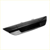 Black glossy plastic rear tailgate handle for Toyota Hilux Revo 2015-2020 with a sleek modern design back side view
