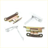 Set of four silver and gold metal rear tailgate hinges for toyota hilux double cab 2005-2015