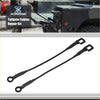 Black rear tailgate cables with reinforced ends and printed specs for toyota tacoma 1995-2004 vehicle repair