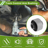 Close-up of gray metallic rear track control arm bushing with black rubber interior for toyota nadia 1998-2003