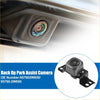 Black plastic rear view backup park assist camera with circular lens and bracket for Toyota Highlander 2017-2022