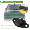Black plastic rear view backup camera showing backside with 180-degree wide angle for Toyota HILUX 2021-2024