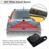 Black plastic backup reverse camera showing back side with 180-degree wide view for toyota tundra 2010-2013