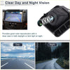 Black plastic rear view camera with clear lens and visible internals for toyota tundra 2010-2013 back side view
