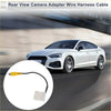 Rear view of yellow rca connector with black wire and white plastic housing for toyota rav4 2015 camera adapter cable