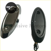 Chrome finished oval motorcycle license plate light with black rear housing and wiring for ford ranger parking system