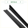 Black rubber windshield wiper blades with sleek design and reinforced metal frame for rear window seal on toyota 4runner 2003-2009