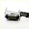 Gray metallic rear wheel brake cylinder with black end caps measured at 95.78 mm for toyota hilux 2wd 1988-1997