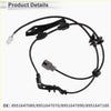 Black rear wheel brake pad wear sensor for toyota prius 2010-2015 with molded plastic housing and coiled wiring