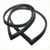 Black rubber rear windshield weatherstrip seals for mitsubishi galant and chrysler valiant shown from back side