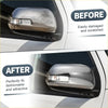 Shiny chrome plated rearview mirror cover cap for toyota hilux vigo designed to protect and enhance exterior look