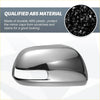 Chrome finished abs plastic side mirror cap for toyota hilux vigo protects original housing from scratches and stains