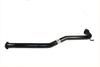 Black metallic curved exhaust pipe with label on back side for redback 2 1/2 dual exhaust holden commodore ute