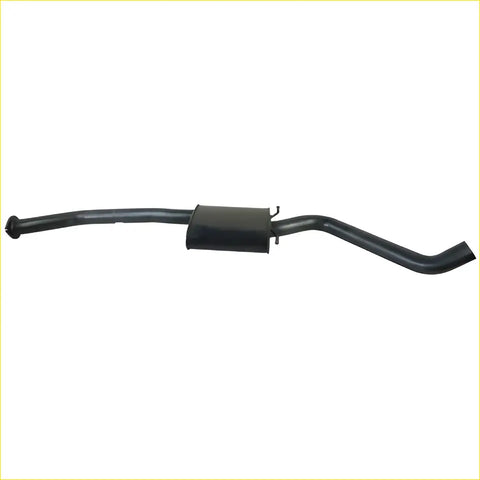 Black metal redback 2.5 inch centre muffler exhaust system with central muffler housing for holden statesman vq vr v6