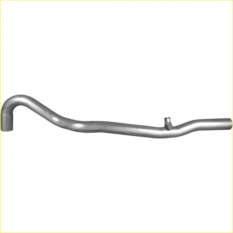 Silver metallic exhaust manifold with curved tubes and smooth surface for redback 2.5 performance tail pipe
