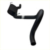 Black matte redback 2.5 inch rear muffler with curved tubing for ford falcon ea eb ed el ef au sedan back view