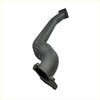 Dark gray metallic redback extreme duty 3 inch dump pipe with braided heat shield for toyota landcruiser 80 series