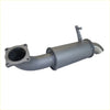 Gray metallic redback extreme duty exhaust gas recirculation pipe with flanged inlet for nissan patrol y62