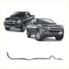 Silver metallic exhaust manifold back side for isuzu and holden colorado pickup trucks redback extreme duty