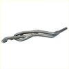 Gray metallic redback header dual-exhaust manifold with sleek curved design and engraved branding for holden v8 engines
