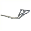 Gray metallic redback header exhaust manifold with four pipes converging for holden hq hj hx hz wb v8 253-308