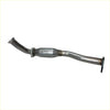 Silver metallic redback high flow catalytic converter with curved tubular design and stamped markings for ford falcon ea au