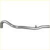 Silver metallic exhaust manifold with curved tubes and smooth reflective surface for redback performance 2.5 inch system