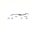 Black Redback performance exhaust system with central resonator and curved pipes for Ford Falcon 06-02 back side view