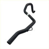 Black matte metal exhaust pipe with curved angular design and mounting brackets for redback performance ford falcon v8