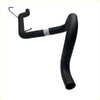 Black rubber fuel line with curved design and metal hooks for redback performance exhaust system ford falcon v8 sedan