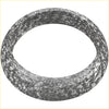 A textured metallic gray rubber grommet with a coarse surface for redback performance exhaust system holden calais