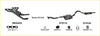Black Redback performance exhaust manifold and header system with integrated cats for Holden Commodore 1995 model