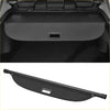 Black fabric trunk liner with textured surface and handle for retractable cargo cover toyota prius 2010-2015 back side