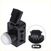 Reverse backup parking sensor for Toyota Prius 2010-2015 black plastic with white lens and 6-pin connector back side
