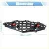 Right bumper bracket retainer for 2014-2019 Toyota Highlander black plastic grille insert with red circular fasteners