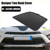 Right front bumper tow hook cover for Toyota RAV4 2016-2018 black with textured surface fits oe 53285-or080