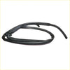Black rubber weatherstrip seal right glass run channel for toyota hilux 2-door 1988-1997 automotive window frame