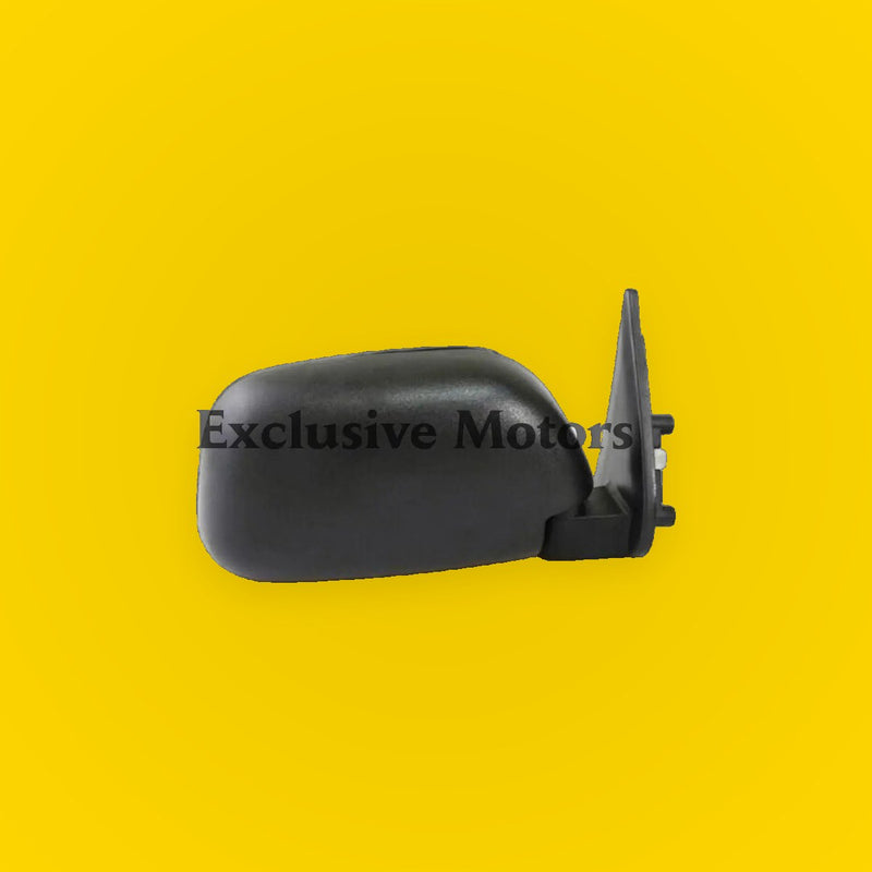 Right Hand Mirror Black Corner Mount for Toyota Hilux 2WD (1989-1996)