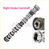 Shiny metallic right intake camshaft with polished and machined segments for jeep dodge chrysler ram use