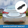 Black plastic right rear bumper retainer support bracket for toyota rav4 2016-2018 showing backside view